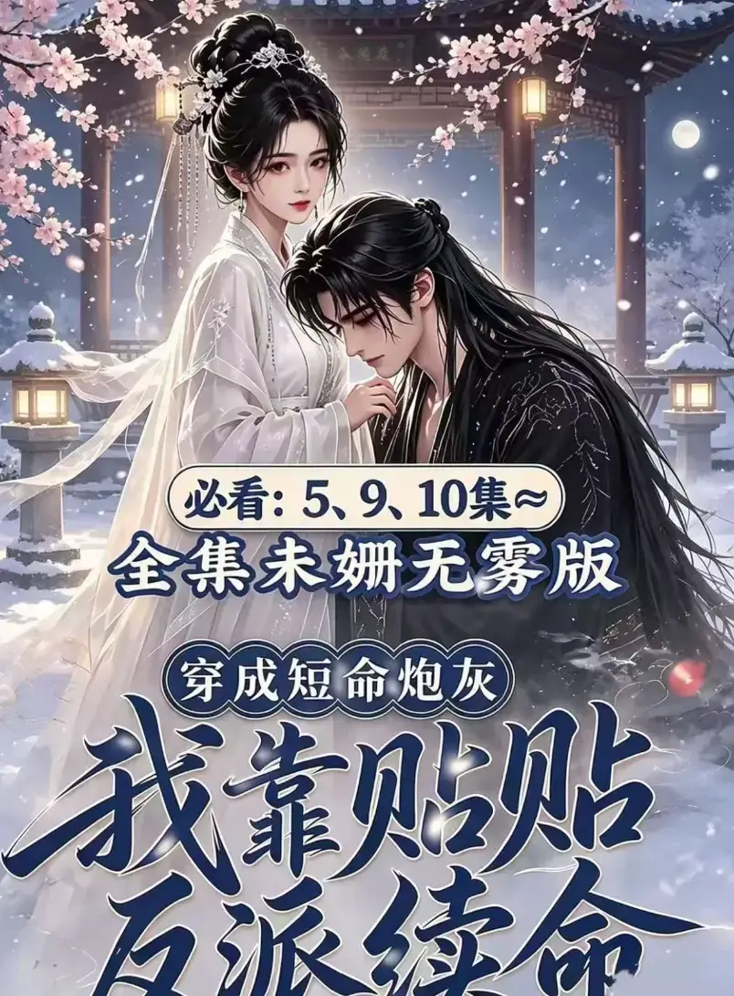 穿书超甜爽剧《穿成短命炮灰我靠贴贴反派续命》AI漫剧未删减高清全集免费看-无广告网盘在线追剧-穿成短命炮灰我靠贴贴反派续命完整版资源分享